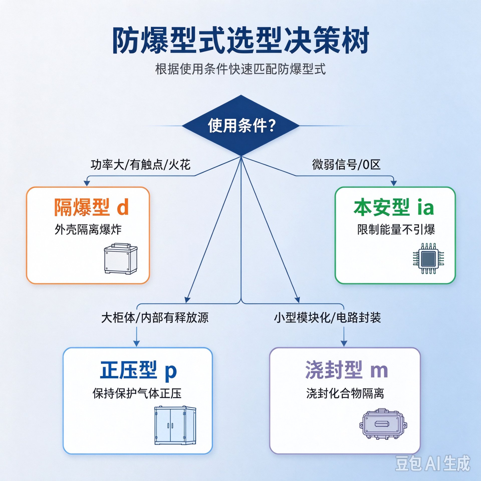 防爆型式选型决策树