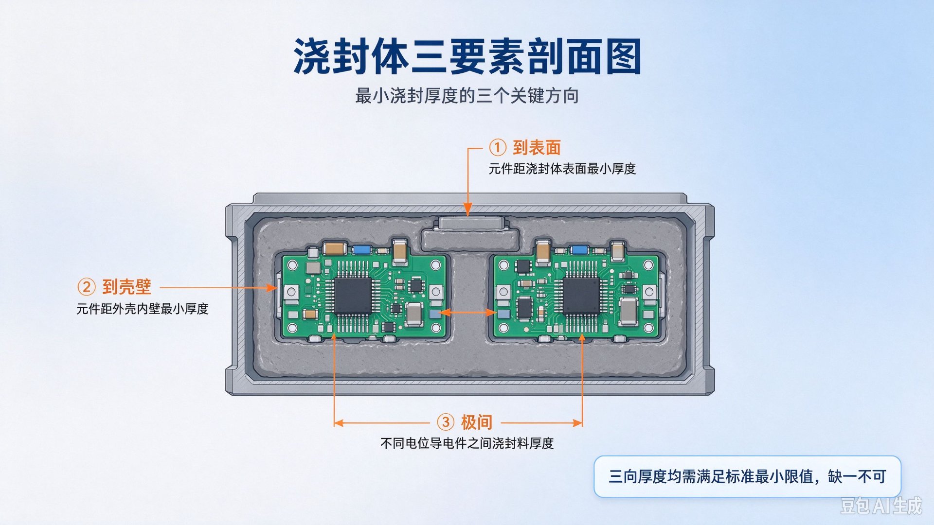浇封体三要素剖面图