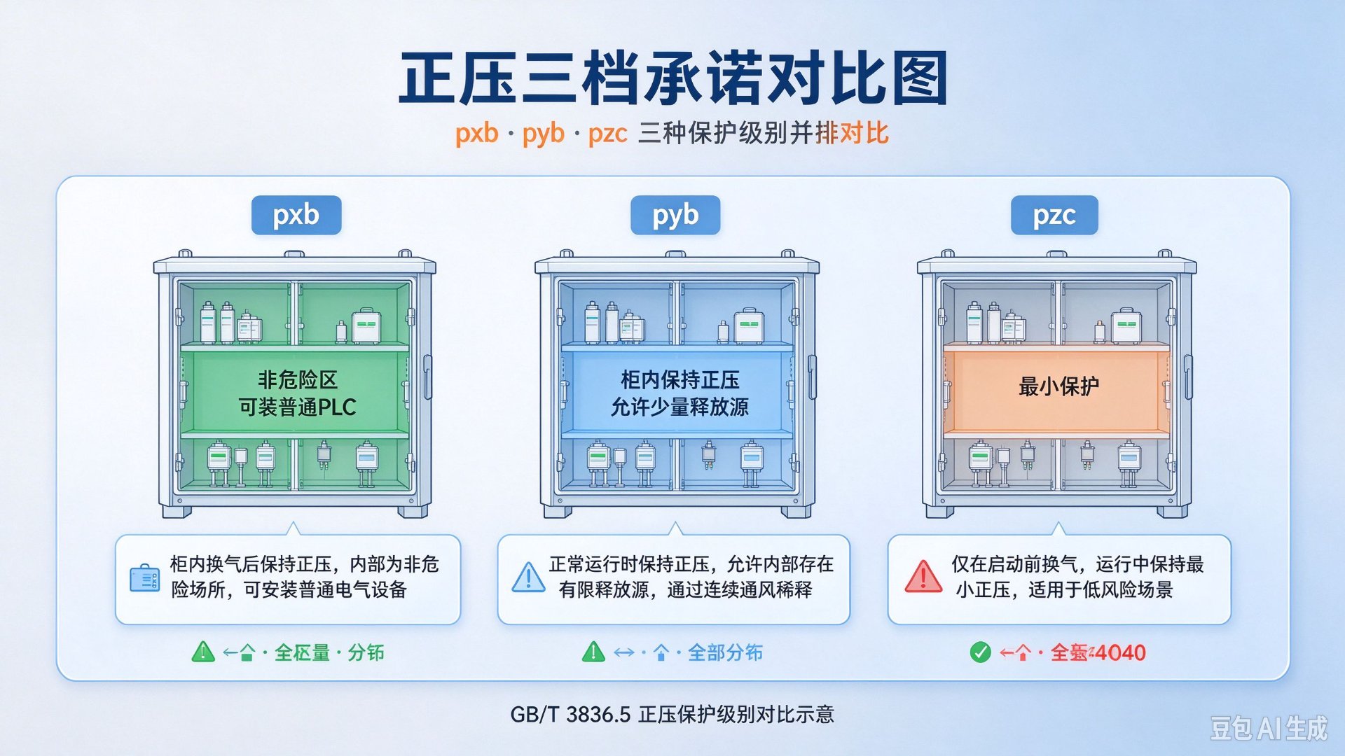 正压三档"承诺"对比图