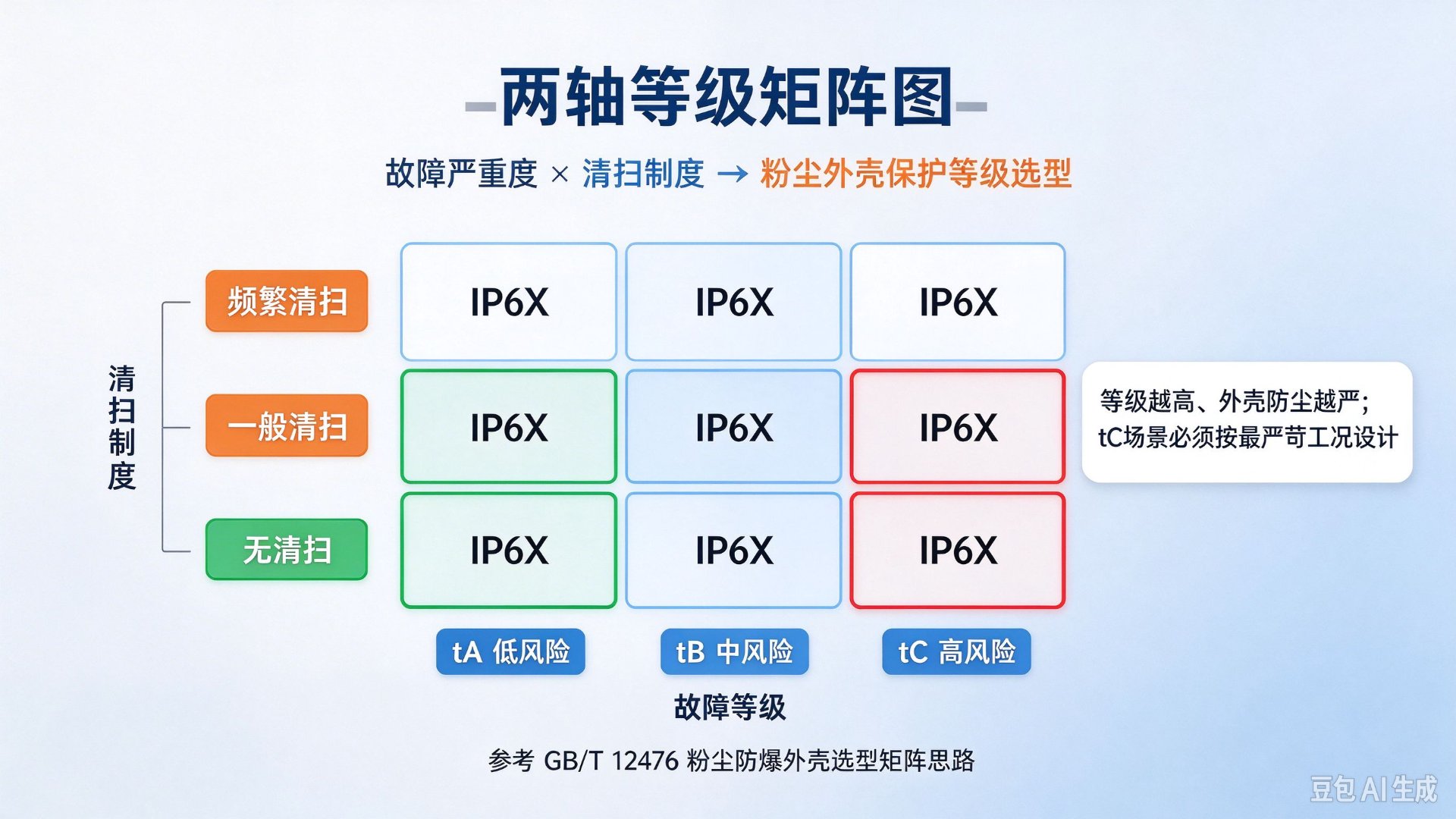 两轴等级矩阵图